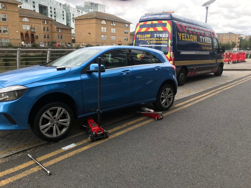 Yellow Tyres Mobile Tyre Fitting in North West London 24 hours 365 days