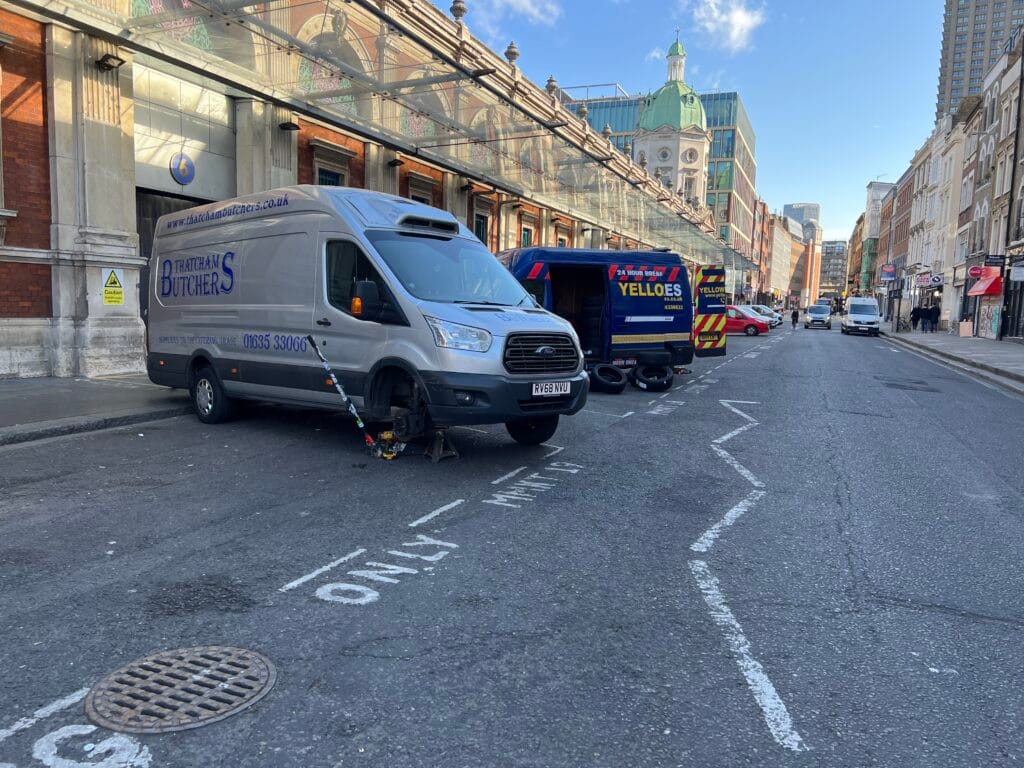 Yellow Tyres Mobile Tyre Repair Service in Central London