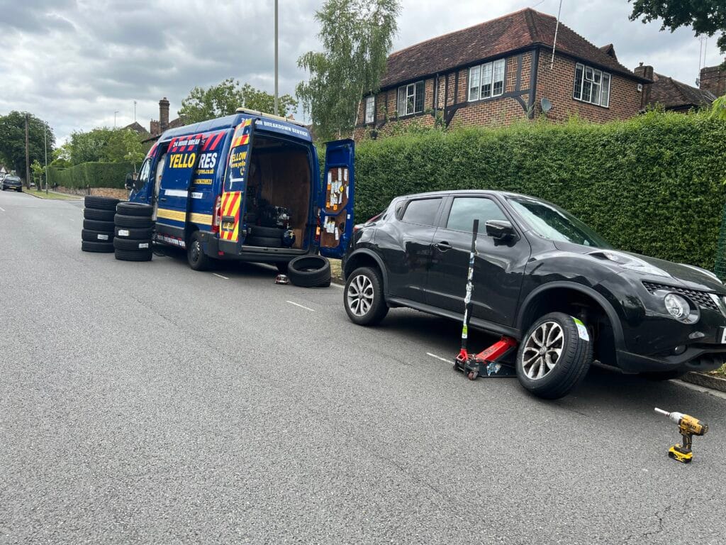 Yellow Tyres Same Day Mobile Tyre Fitting in West London